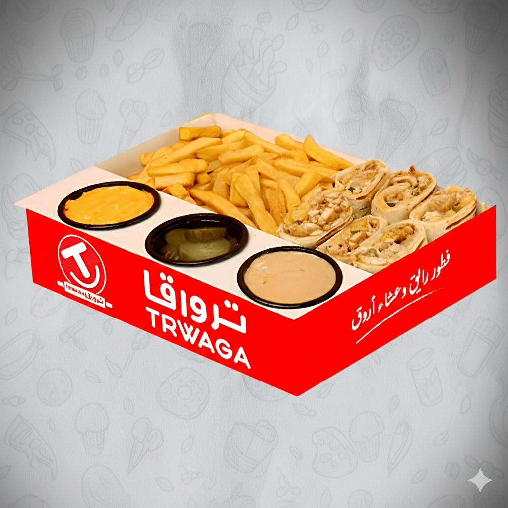 بوكس 6 قطع شاورما دجاج