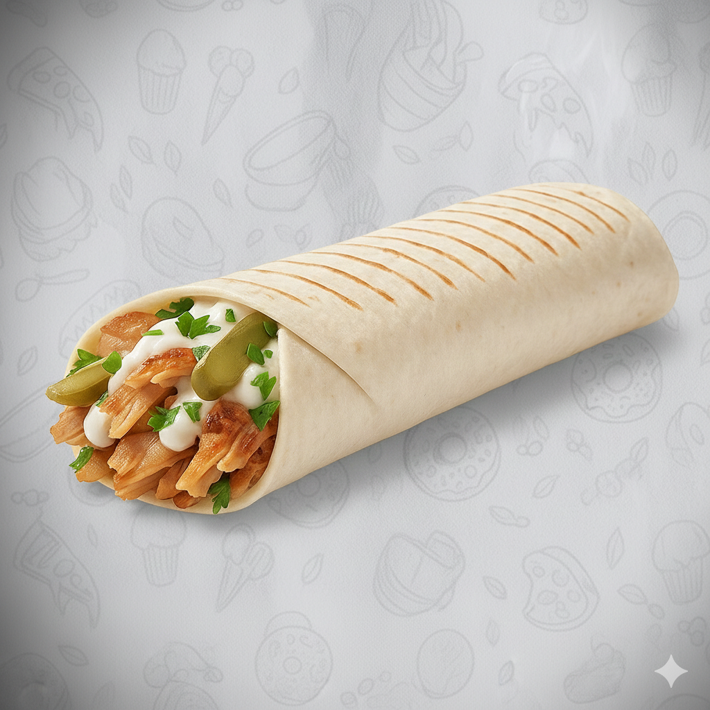 ساندوتش شاورما دجاج