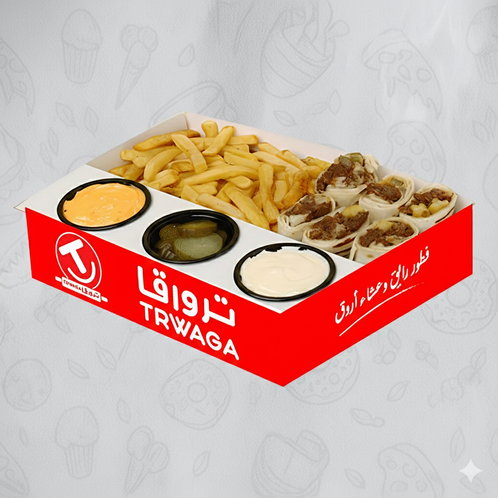 بوكس 6 قطع شاورما لحم