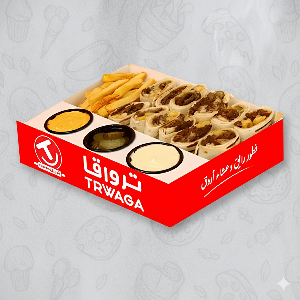 بوكس 12 قطعة شاورما لحم